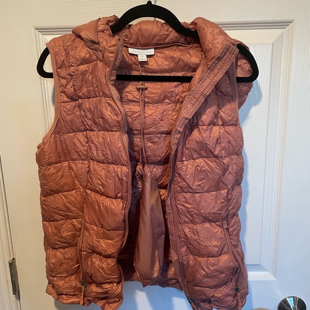 NWT Charter Club puffy vest